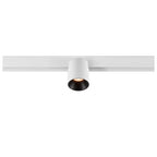 FIX-IT!, 48V, DALI, redondo, calha de montagem na superfície, spot, 2000-3000K, 7,4 W, 36°, branco / preto
