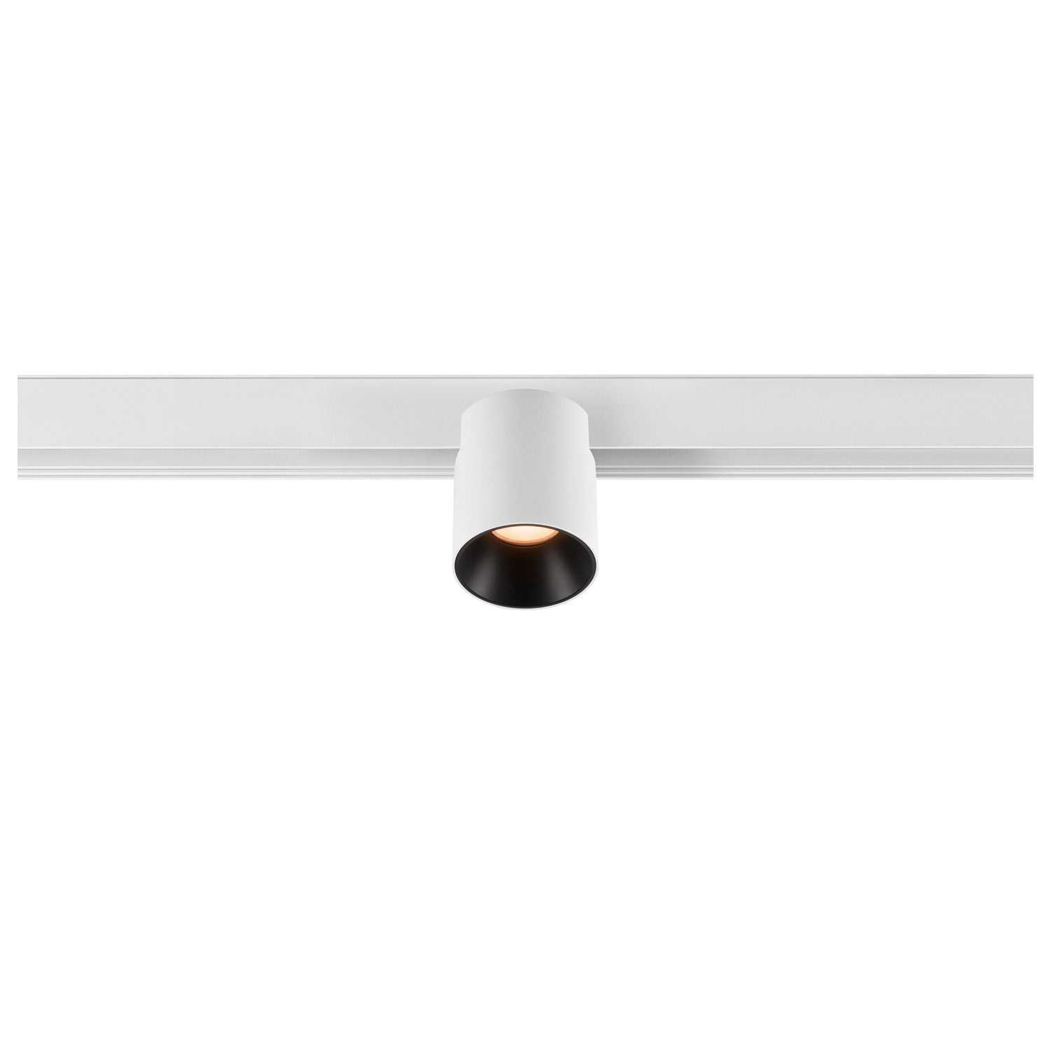 FIX-IT!, 48V, DALI, redondo, calha de montagem na superfície, spot, 2000-3000K, 7,4 W, 36°, branco / preto