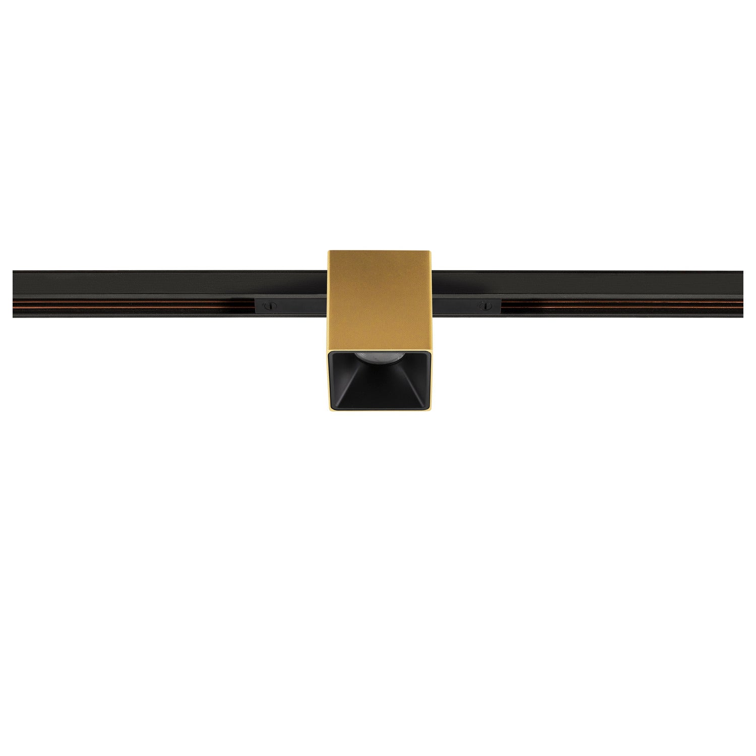FIX-IT!, 48V, DALI, angular, calha padrão, spot, 2700K, 6,6 W, 36°, dourado / preto