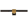 FIX-IT!, 48V, DALI, angular, calha padrão, spot, 3000K, 6,6 W, 36°, dourado / preto