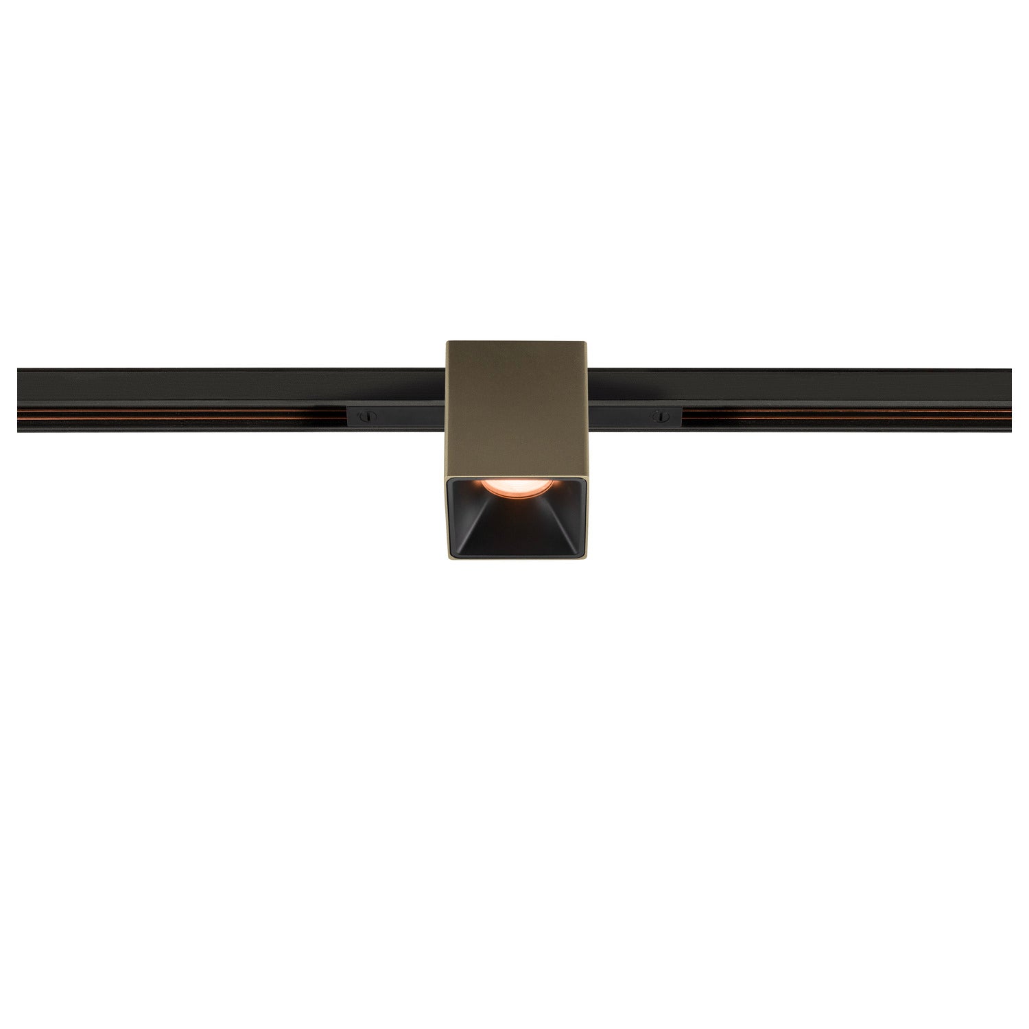 FIX-IT!, 48V, DALI, angular, calha padrão, spot, 2000-3000K, 7,4 W, 36°, bronze / preto