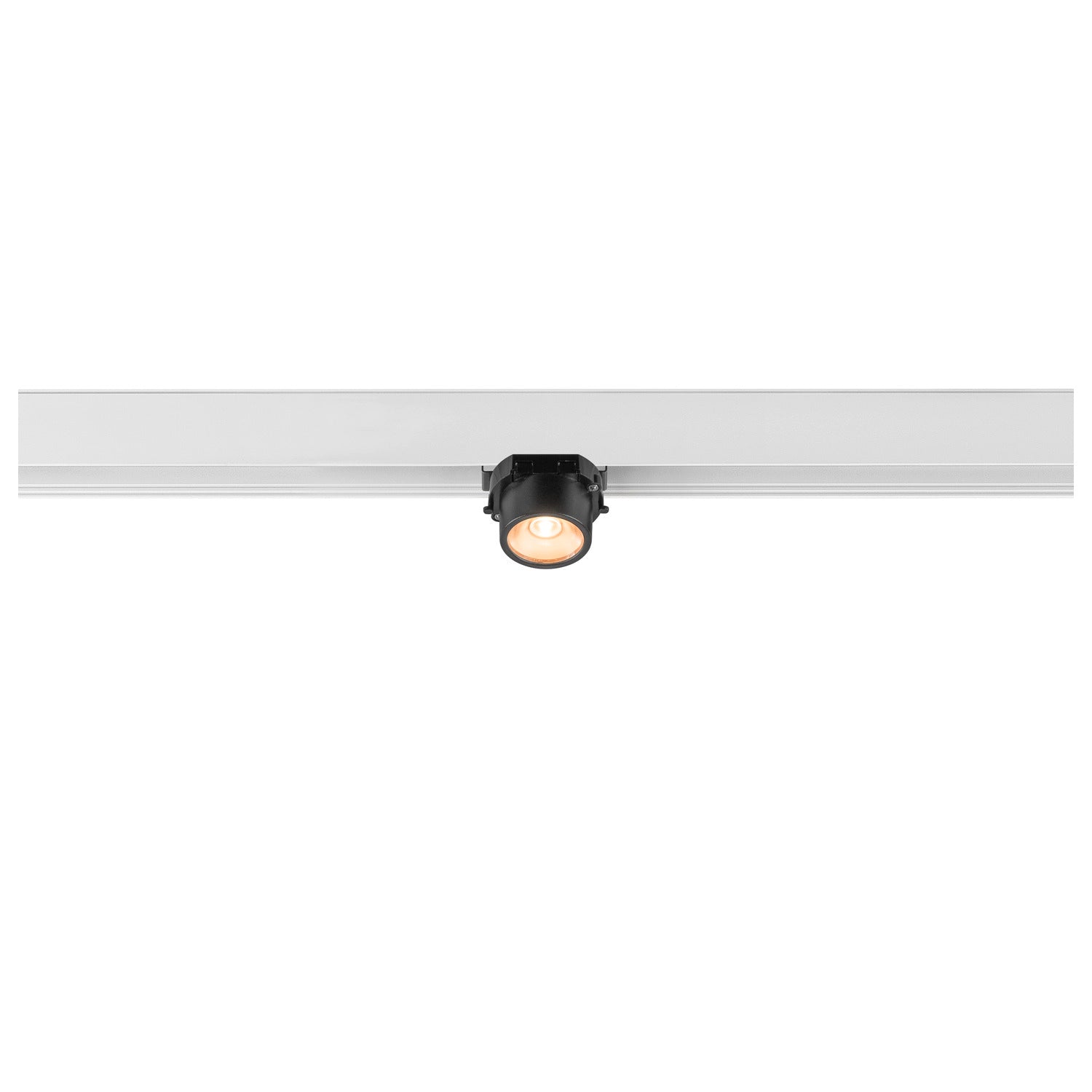FIX-IT!, 48V, DALI, angular, calha de montagem na superfície, spot, 2700K, 6,6 W, 36°, branco / preto