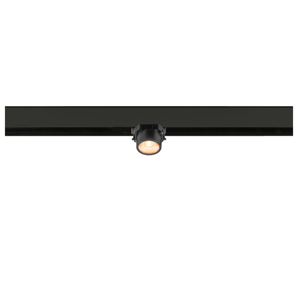 FIX-IT!, 48V, DALI, angular, calha de montagem na superfície, spot, 2700K, 6,6 W, 36°, bronze / preto