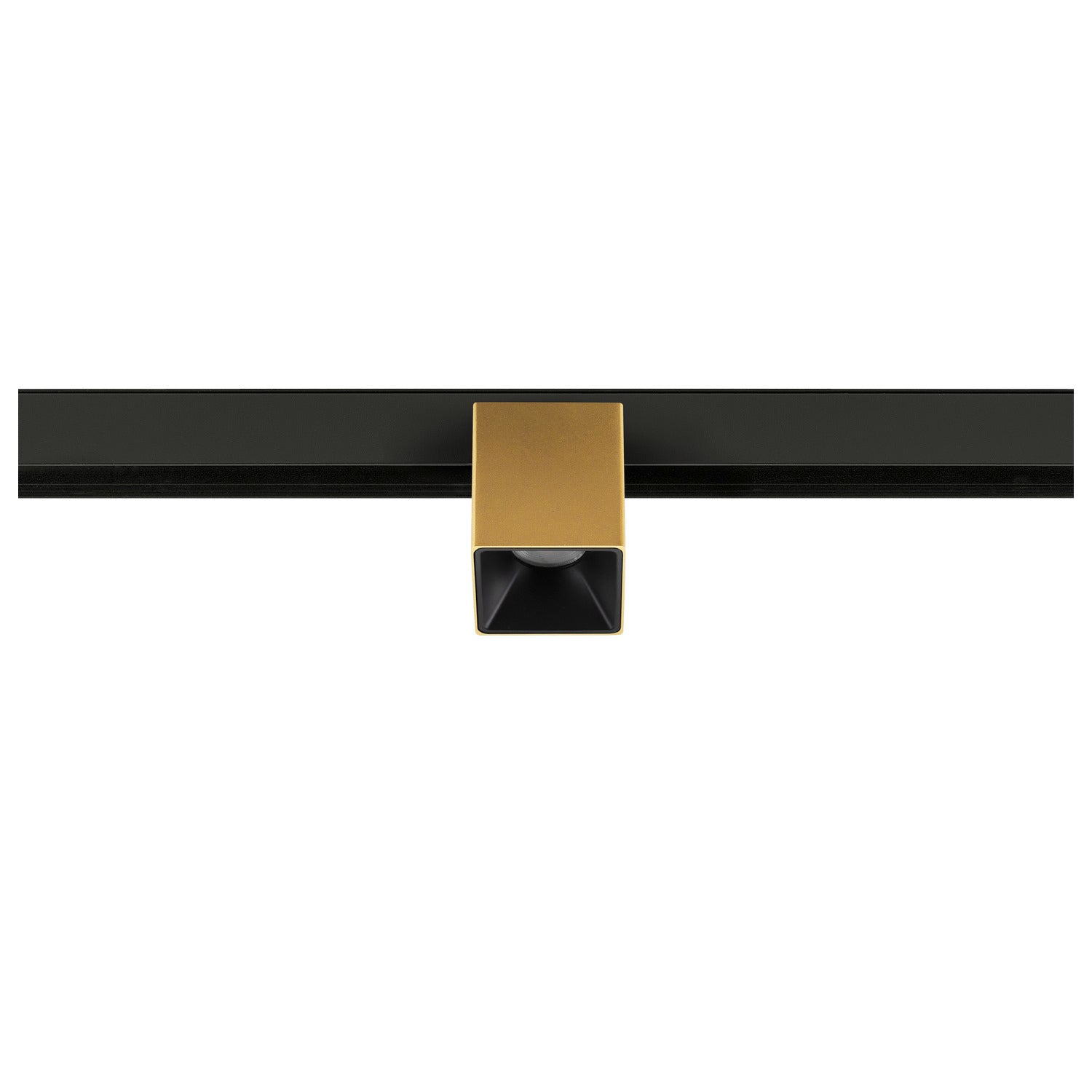 FIX-IT!, 48V, DALI, angular, calha de montagem na superfície, spot, 3000K, 6,6 W, 36°, dourado / preto