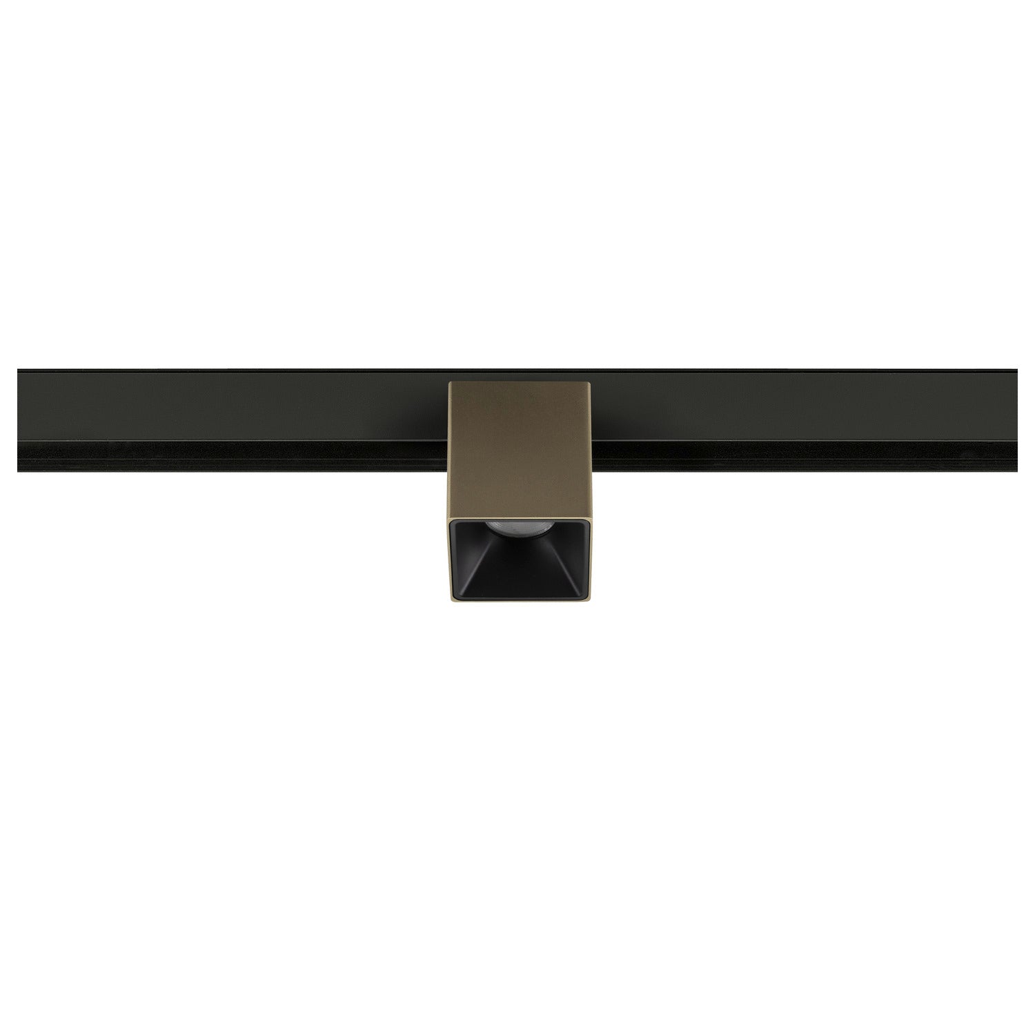 FIX-IT!, 48V, DALI, angular, calha de montagem na superfície, spot, 3000K, 6,6 W, 36°, bronze / preto