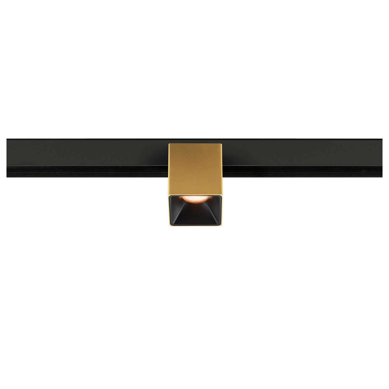 FIX-IT!, 48V, DALI, angular, calha de montagem na superfície, spot, 2000-3000K, 7,4 W, 36°, dourado / preto