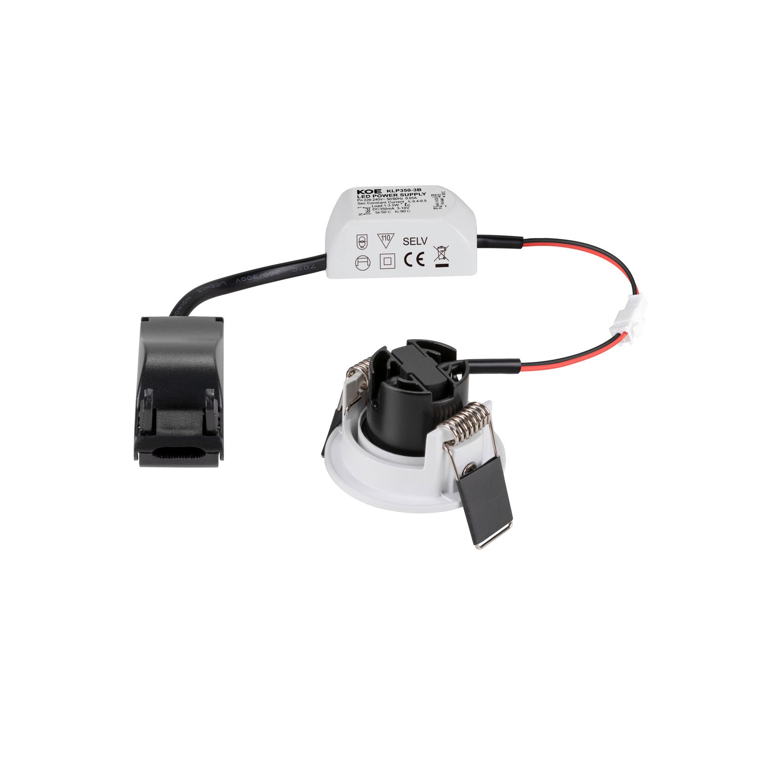 NEW TRIA® 45, DL, redondo, luz de teto embutida, 2700 K, 24°, branco