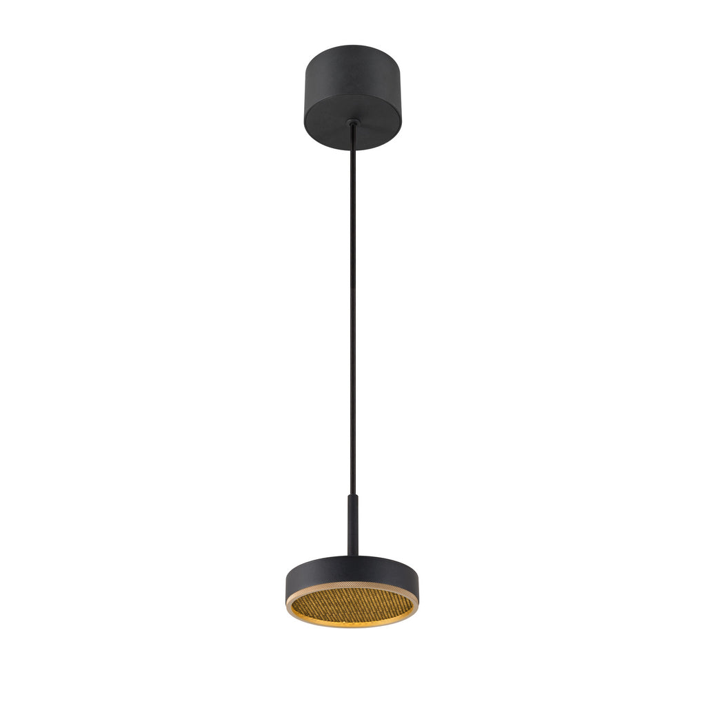 GRIP! FLAT, Candeeiro suspenso, PHASE, 2700/3000 K, preto / dourado