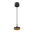 GRIP! FLAT, Candeeiro suspenso, PHASE, 2700/3000 K, preto / dourado