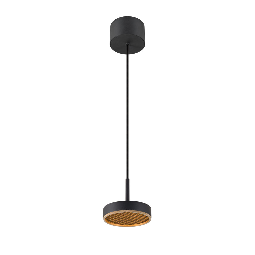 GRIP! FLAT, Candeeiro suspenso, PHASE, 2700/3000 K, preto / dourado