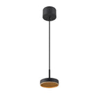 GRIP! FLAT, Candeeiro suspenso, PHASE, 2700/3000 K, preto / dourado
