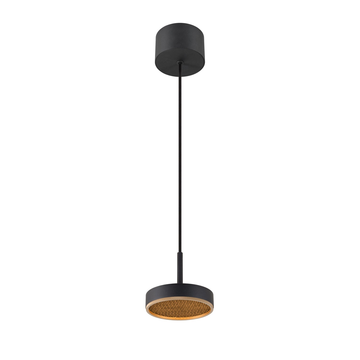 GRIP! FLAT, Candeeiro suspenso, PHASE, 2700/3000 K, preto / dourado