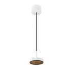 GRIP! FLAT, Candeeiro suspenso, PHASE, 2700/3000 K, branco / preto
