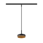 GRIP! FLAT, Candeeiro suspenso 48V, DALI, Comprimento suspenso 200 cm, 2700/3000 K, preto / dourado