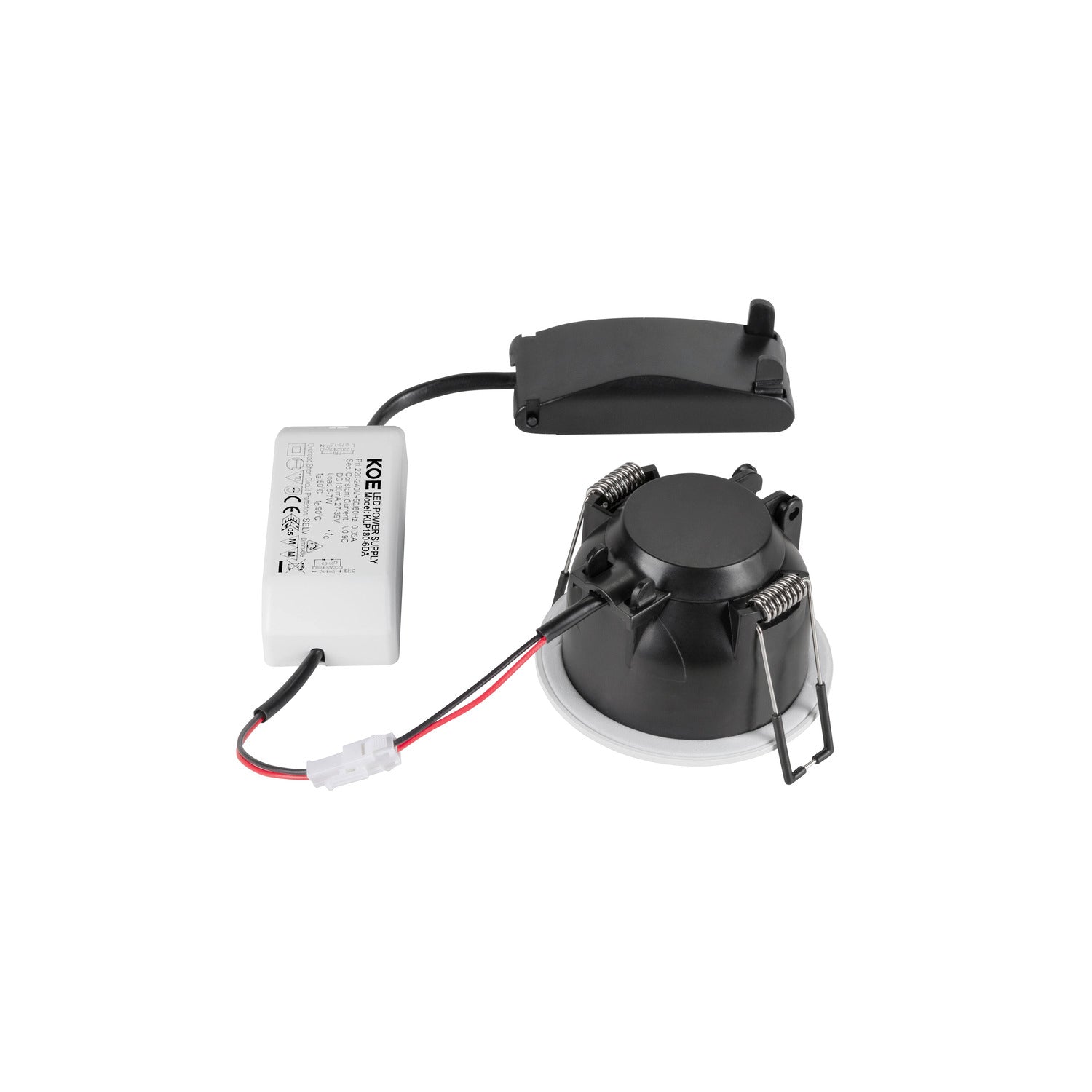 NEW TRIA® 68, luminária de teto embutida, PHASE, AIRTIGHT, redondo, 3000 K, 7,5 W, branco