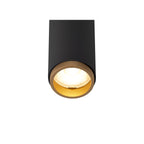 GRIP! S, luminária de parede, dupla, PHASE, 3000 K, 21 W, 29°, preto / dourado