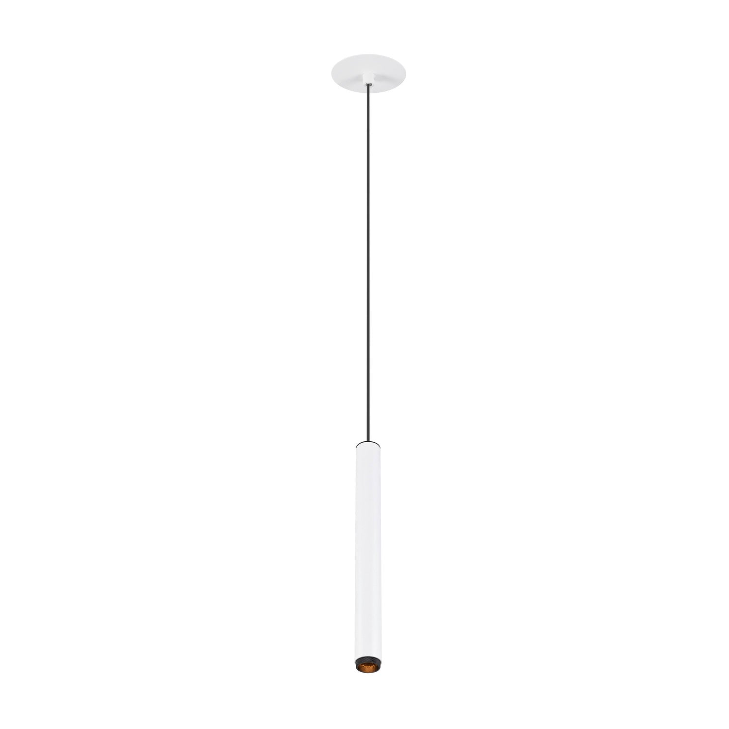 GRIP! S, Candeeiro suspenso, PHASE, Comprimento pendente 200 cm, 2700 K, 29°, branco / preto