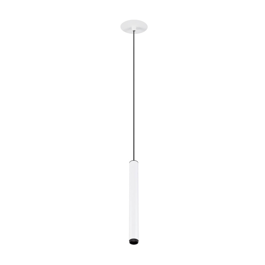 GRIP! S, Candeeiro suspenso, PHASE, Comprimento pendente 200 cm, 3000 K, 29°, branco / preto