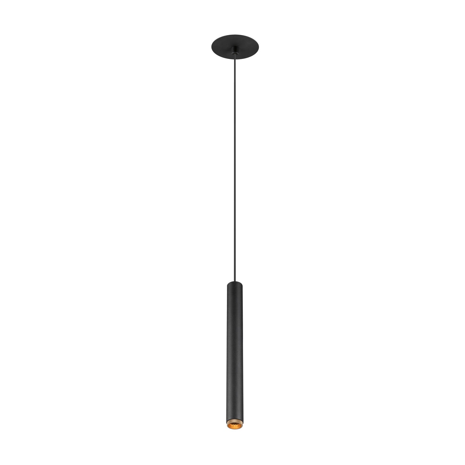 GRIP! S, Candeeiro suspenso, PHASE, Comprimento pendente 200 cm, 2700 K, 29°, preto / dourado