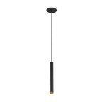 GRIP! S, Candeeiro suspenso, PHASE, Comprimento pendente 200 cm, 3000 K, 29°, preto / dourado