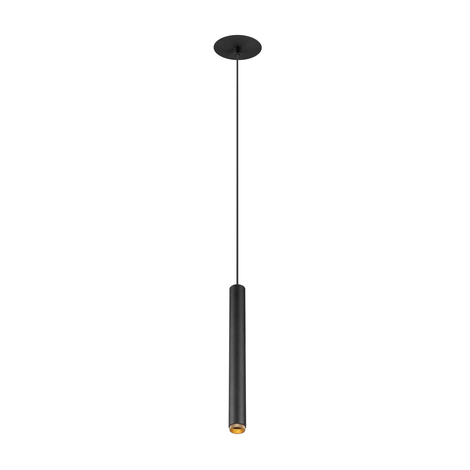 GRIP! S, Candeeiro suspenso, PHASE, Comprimento pendente 200 cm, 3000 K, 29°, preto / dourado
