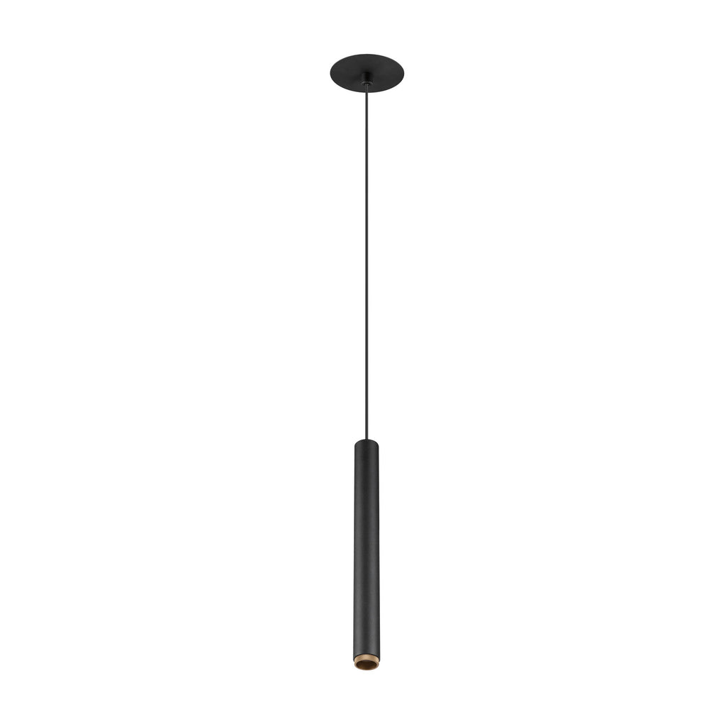 GRIP! S, Candeeiro suspenso, PHASE, Comprimento pendente 200 cm, 3000 K, 29°, preto / dourado