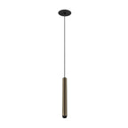 GRIP! S, Candeeiro suspenso, PHASE, Comprimento pendente 200 cm, 3000 K, 29°, bronze / preto