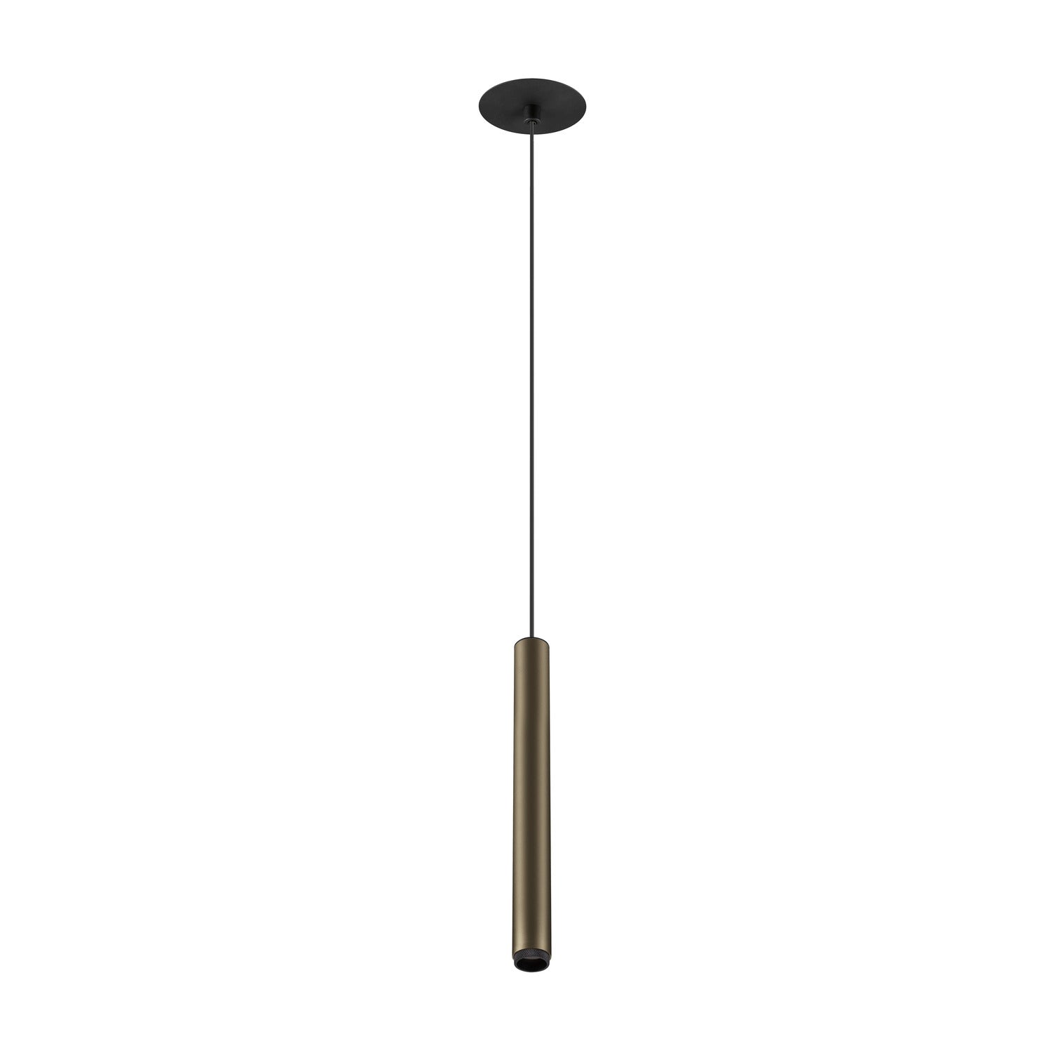 GRIP! S, Candeeiro suspenso, PHASE, Comprimento pendente 200 cm, 3000 K, 29°, bronze / preto