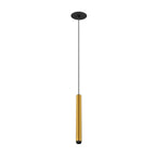 GRIP! S, Candeeiro suspenso, PHASE, Comprimento suspenso 200 cm, 2700 K, 29°, ouro / preto
