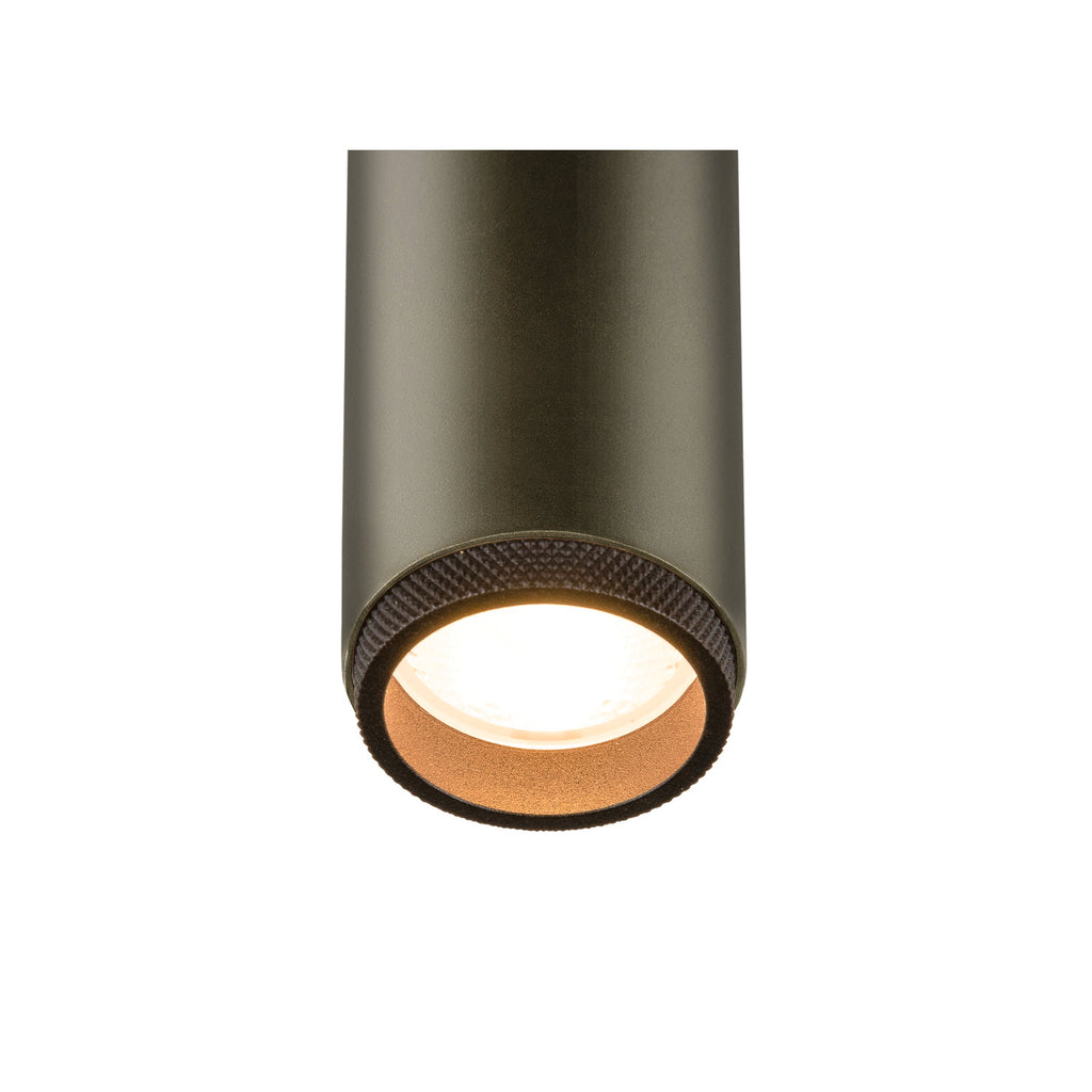 GRIP! M, luminária de parede, simples, PHASE, 2700 K, 14 W, 42°, bronze / preto