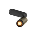 GRIP! L, SPOT CL, single, QPAR51, candeeiro de teto de superfície, cilíndrico, 1 x máx. 6 watts, bronze / preto
