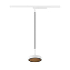 GRIP! FLAT, 1~ Candeeiro suspenso, PHASE, Comprimento pendente 200 cm, 2700/3000 K, branco / preto