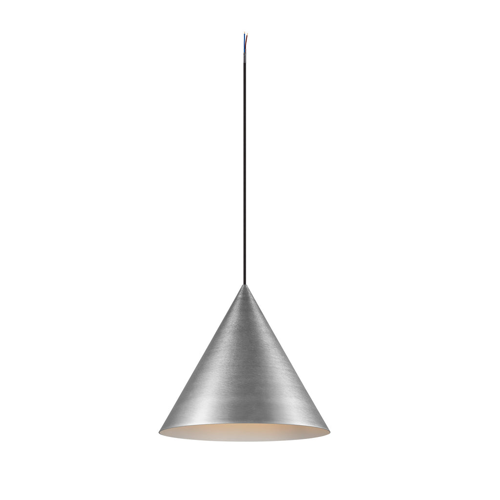 MAGICO 38, candeeiro suspenso, E27, comprimento do pendente 180 cm, 1 x máx. 10 W, alumínio