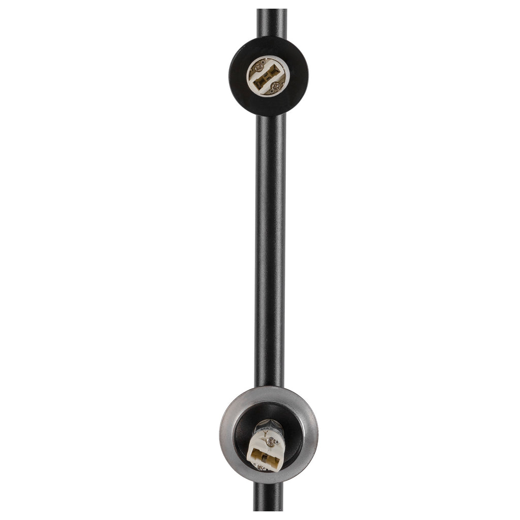 SUN FL, G9, Candeeiro de pé, redondo, 2 x máx. 5 W, IP20, preto