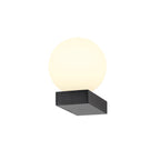 SUN WL, UP, G9, luminária de parede, redonda, 1 x máx. 5 W, IP20, preto