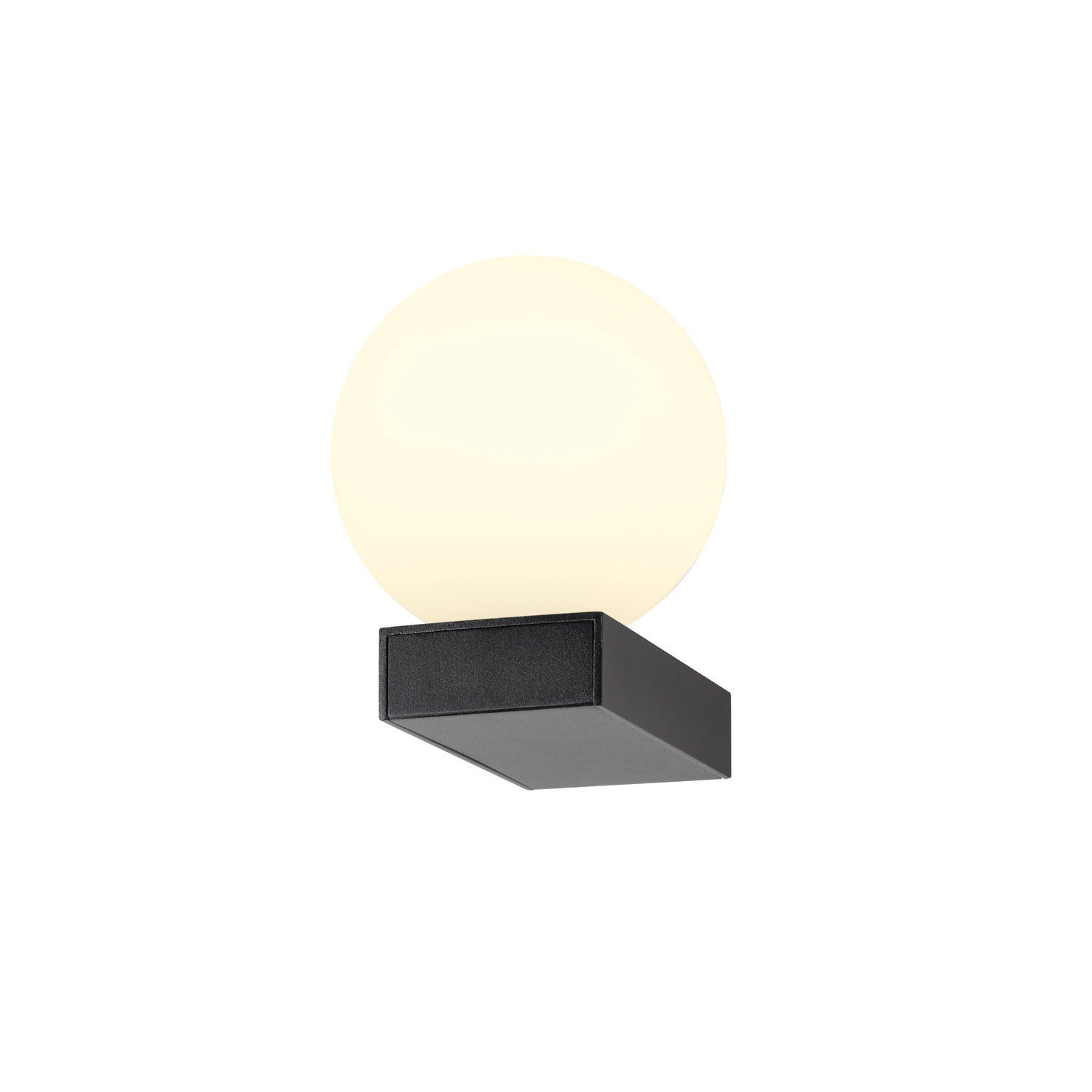 SUN WL, UP, G9, luminária de parede, redonda, 1 x máx. 5 W, IP20, preto