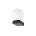 SUN WL, UP, G9, luminária de parede, redonda, 1 x máx. 5 W, IP20, preto