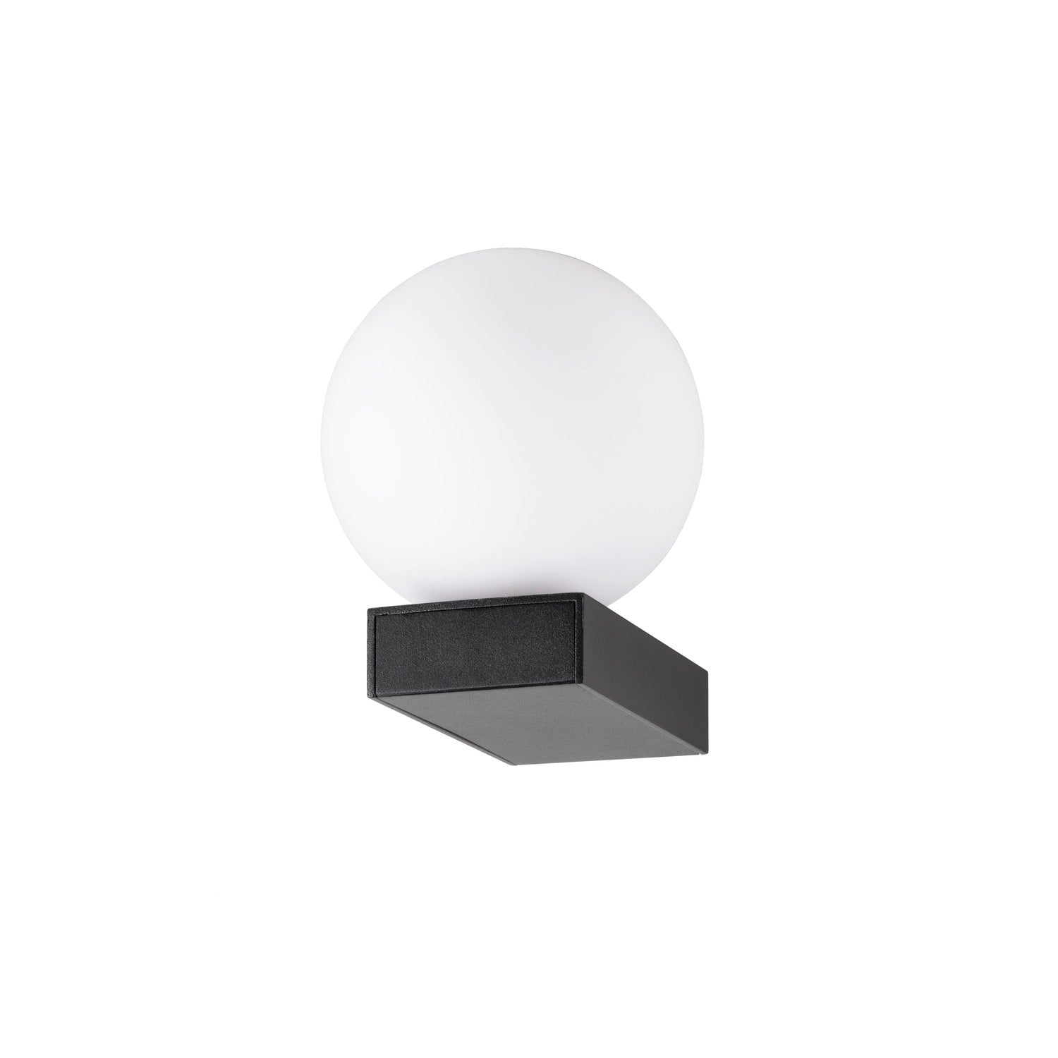 SUN WL, UP, G9, luminária de parede, redonda, 1 x máx. 5 W, IP20, preto