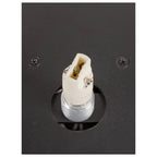 SUN WL, UP, G9, luminária de parede, redonda, 1 x máx. 5 W, IP20, preto