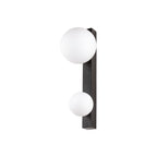 SUN WL, duplo, G9, luminária de parede, redonda, 2 x máx. 5 W, IP20, preto