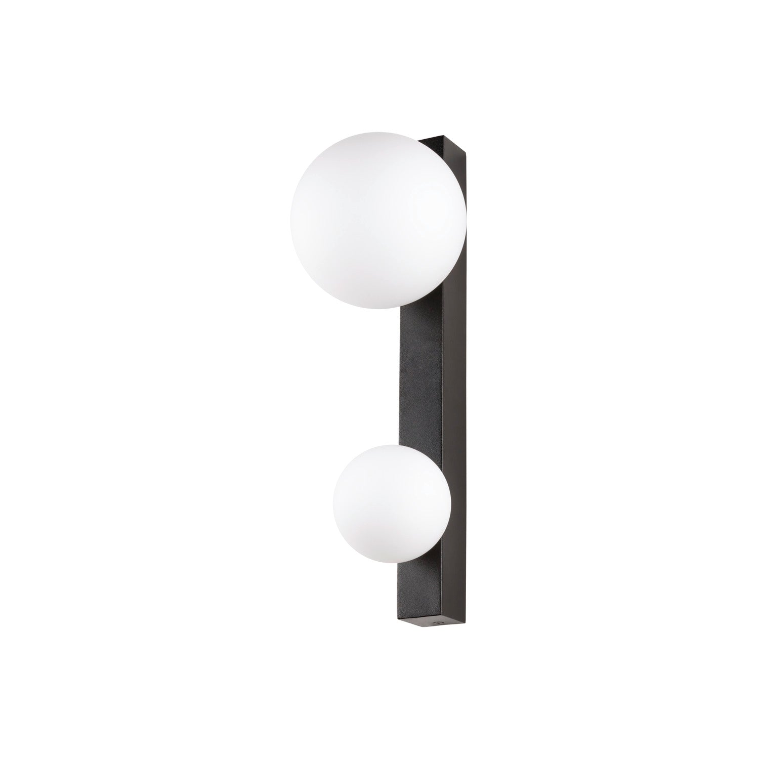 SUN WL, duplo, G9, luminária de parede, redonda, 2 x máx. 5 W, IP20, preto