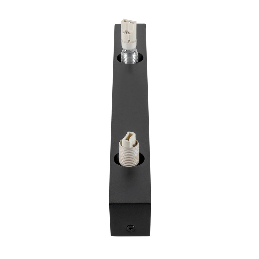 SUN WL, duplo, G9, luminária de parede, redonda, 2 x máx. 5 W, IP20, preto