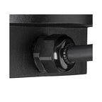 DASAR® L, luminária enterrada, assimétrica, 3000K, 70°/40°, IP65/IP67, redonda, aço inoxidável / preto