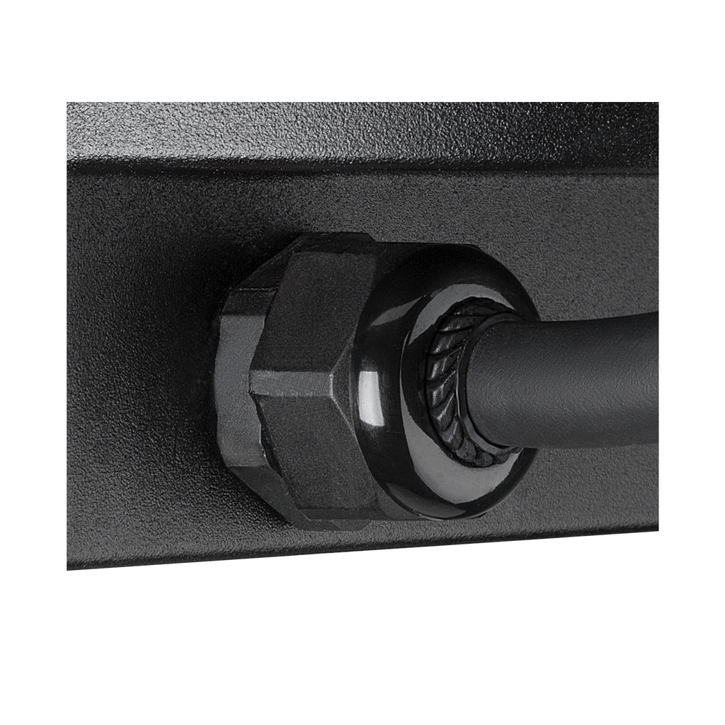 DASAR® XL, luminária de embutir no solo, assimétrica, 3000K, 70°/40°, IP65/IP67, redonda, aço inoxidável / preto