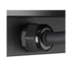 DASAR® XL, luminária de embutir no solo, assimétrica, 3000K, 70°/40°, IP65/IP67, redonda, aço inoxidável / preto