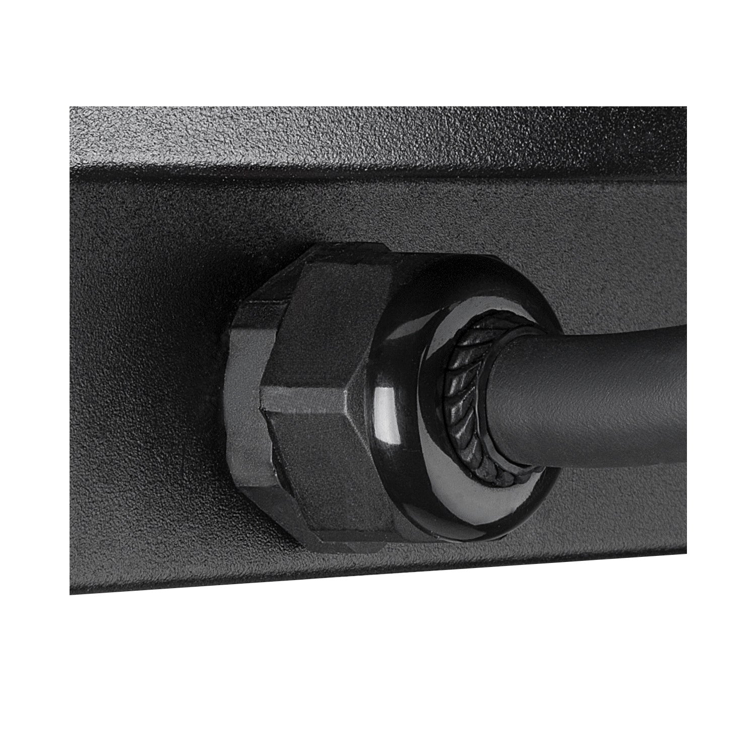 DASAR® XL, luminária de embutir no solo, assimétrica, 3000K, 70°/40°, IP65/IP67, redonda, aço inoxidável / preto