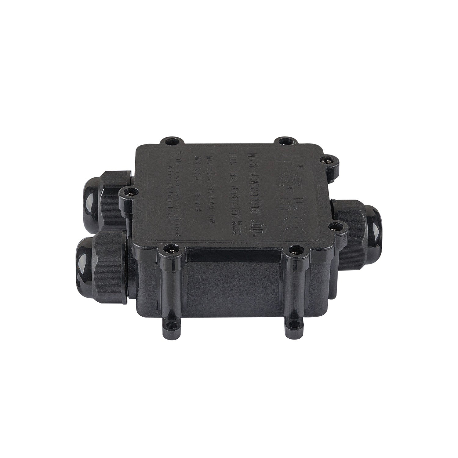 DASAR® XL, luminária de embutir no solo, assimétrica, 3000K, 70°/40°, IP65/IP67, quadrada, aço inoxidável / preto