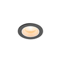 NUMINOS® XS, luminária de teto embutida, 2700 K, 20°, IP20, redonda, preto / branco