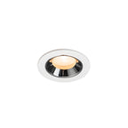 NUMINOS® XS, luminária para encastrar no teto, brance/cromada 2700 K 20°