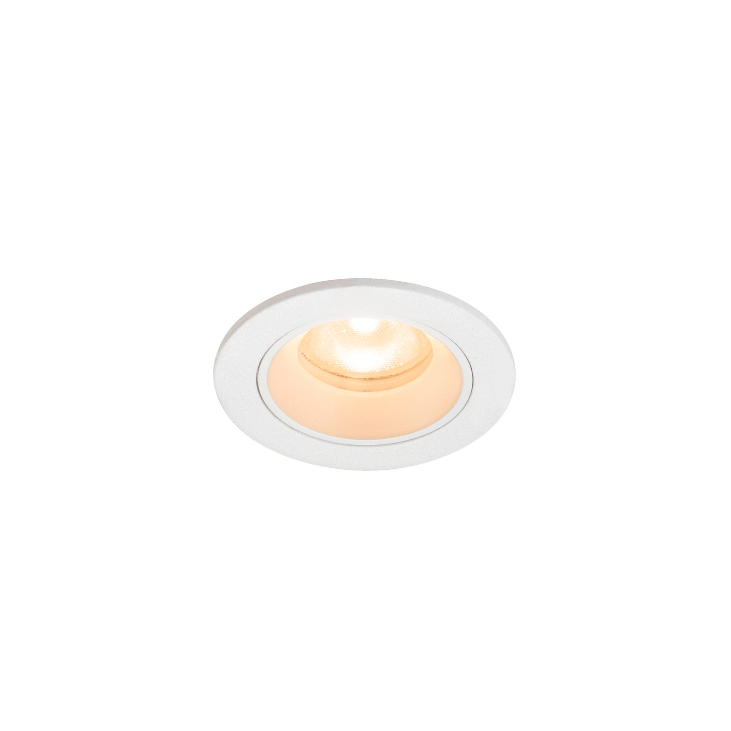 NUMINOS® XS, luminária de teto embutida, 2700 K, 55°, IP20, redonda, branca